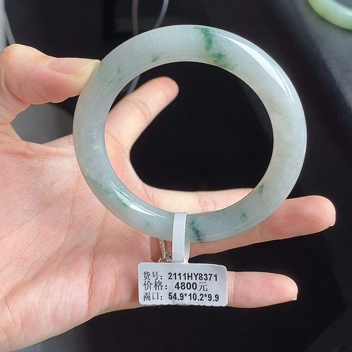 未镶嵌手镯翡翠55圆条
