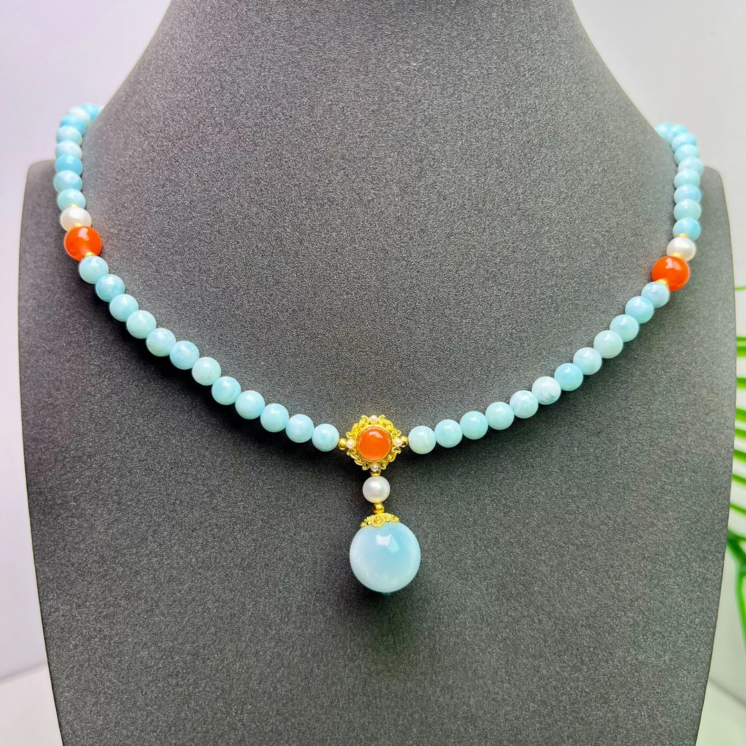 海纹石DIY项链 FX-5700-3