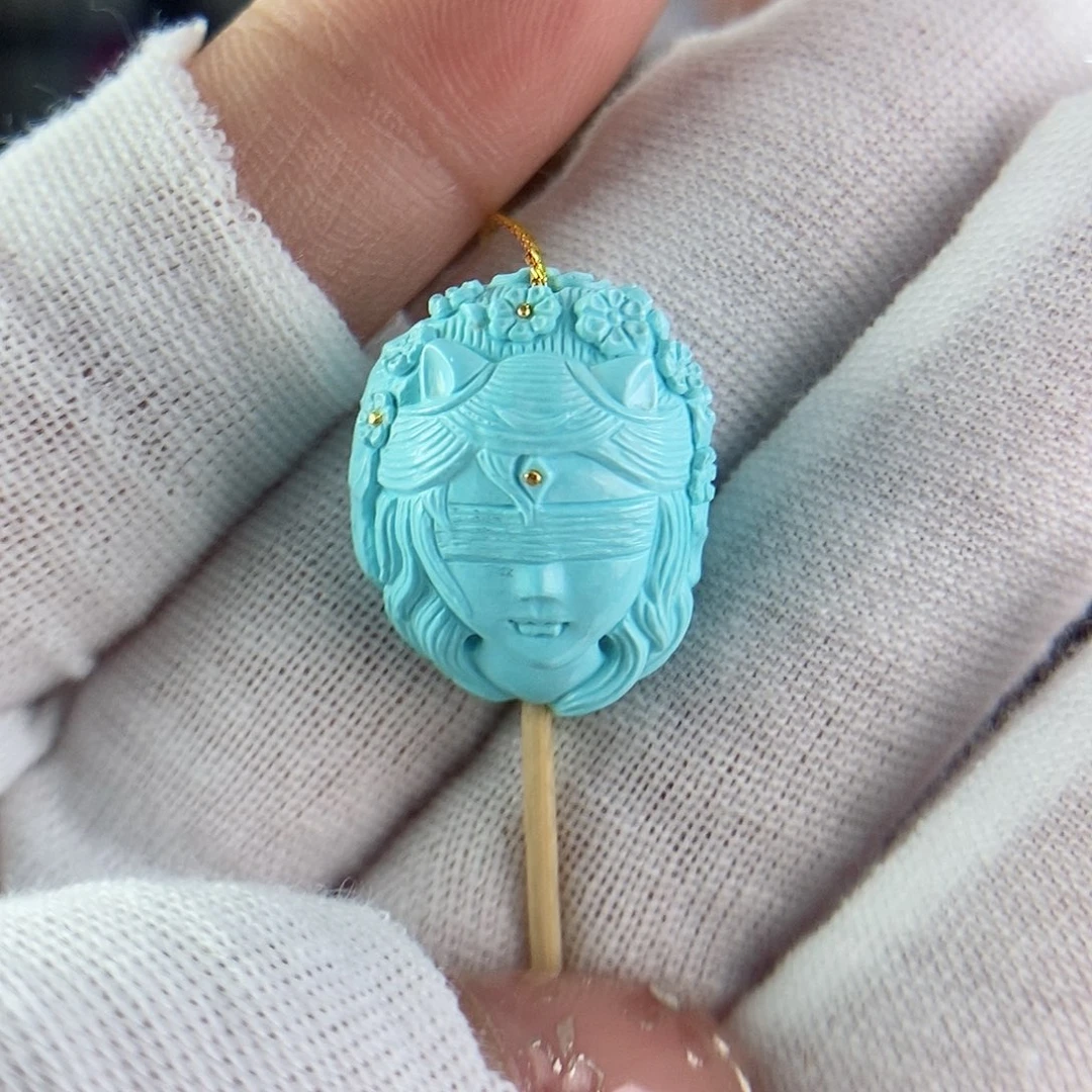 绿松石珠宝奇石未镶嵌