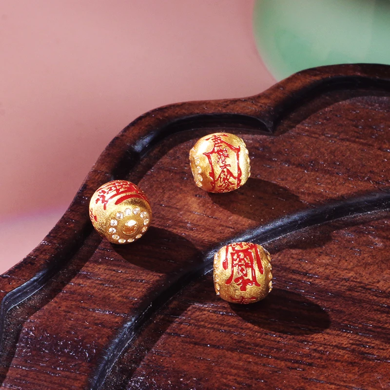 925银银制品 【晶锐珠宝推荐】太太桶珠/个（多样性发其一）