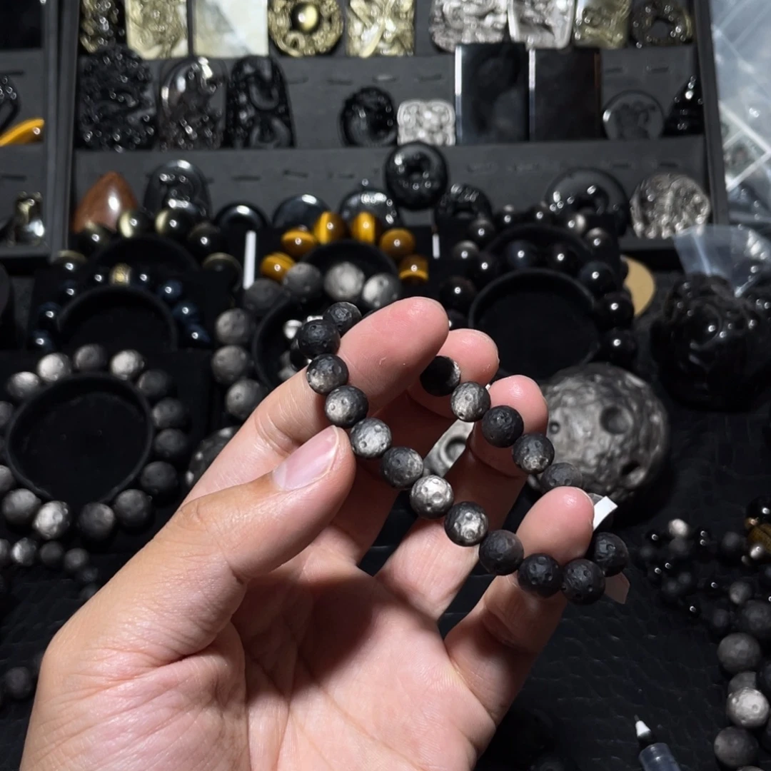 心****黑曜岩未镶嵌珠宝奇石