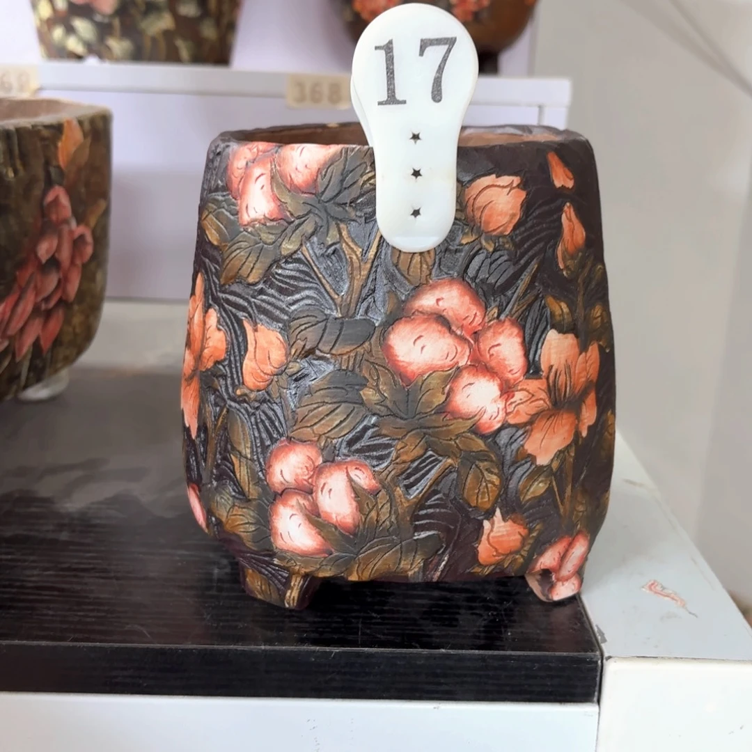 ****）花盆紫砂陶瓷多肉花盆精品