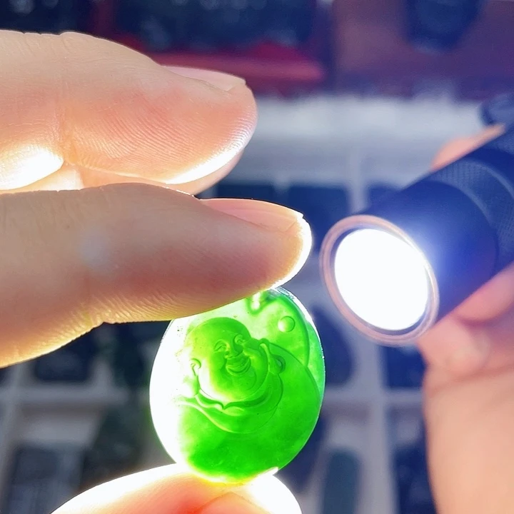 蛇纹石玉未镶嵌挂件