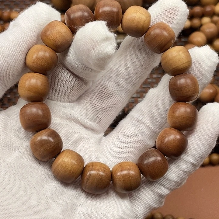 哒***哒檀香木老山檀12x13横纹手串