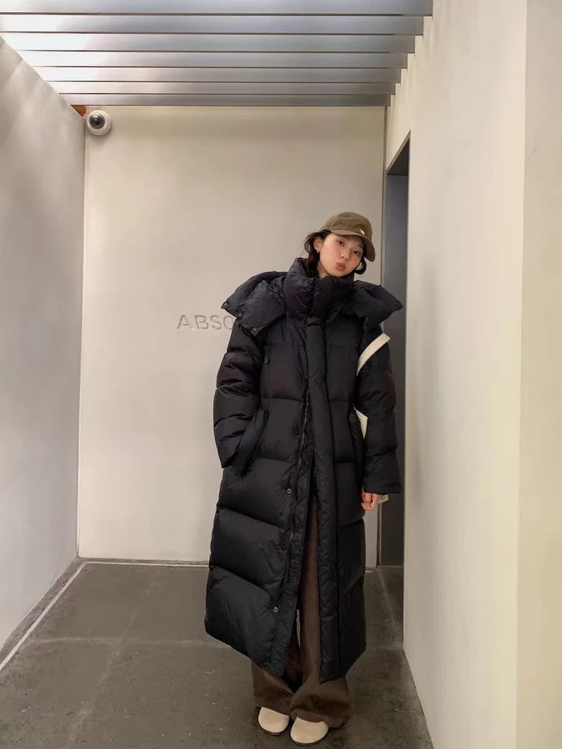 2024新款欧版冬季高级感炸街过膝大被子加厚羽绒服外套时尚百搭
