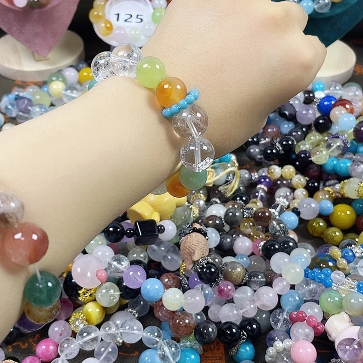 银S925镶嵌手链水晶