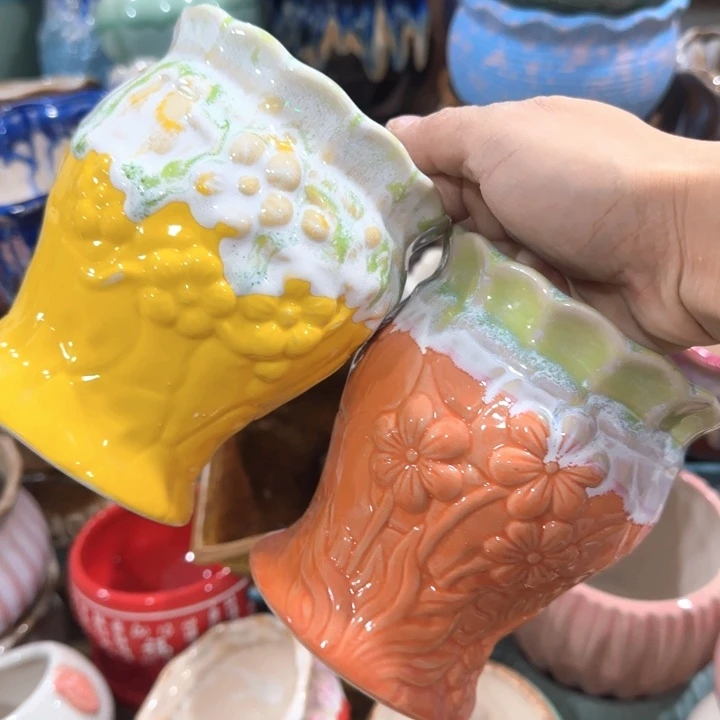不清楚问客服，有孔多肉绿植花盆