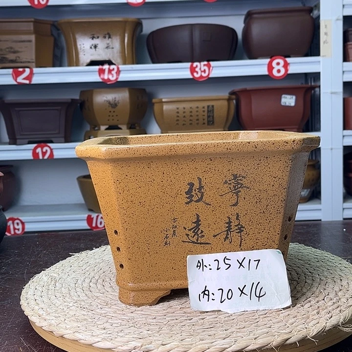 紫砂花盆你在一起