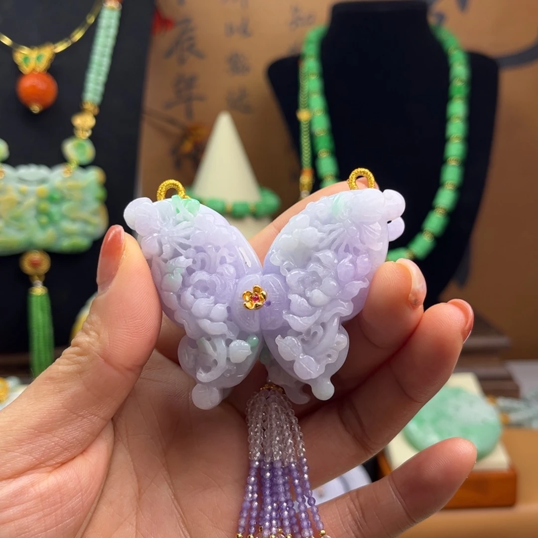 翡翠未镶嵌颈饰天然翡翠