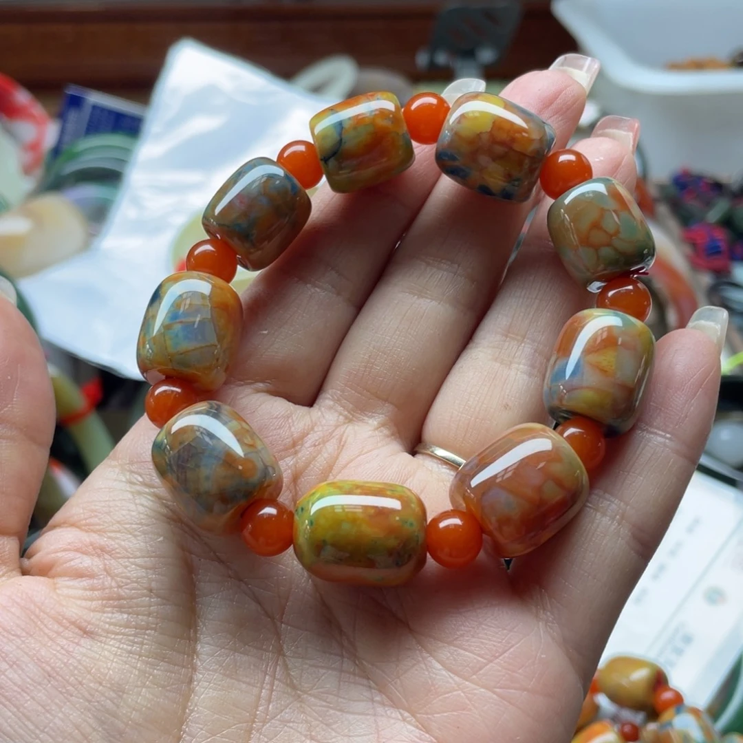 玛瑙/玉髓未镶嵌手链