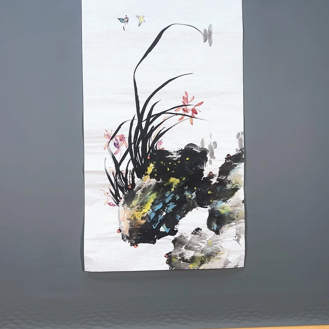 国画232 花鸟和蝴蝶都很漂亮