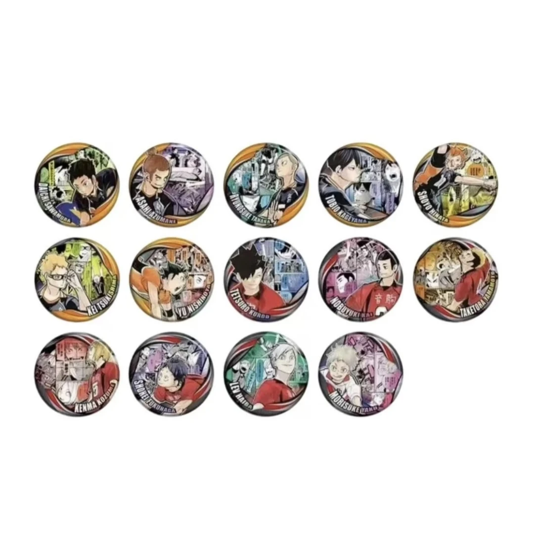 排球少年 js原画回忆三弹吧唧徽章 盲盒代拆