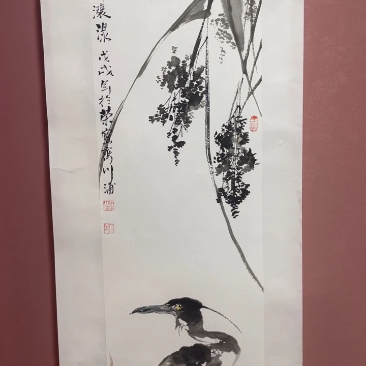 国画李川浦精品花鸟画