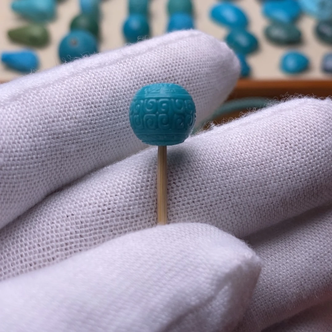 绿松石未镶嵌绿松石回纹10.9