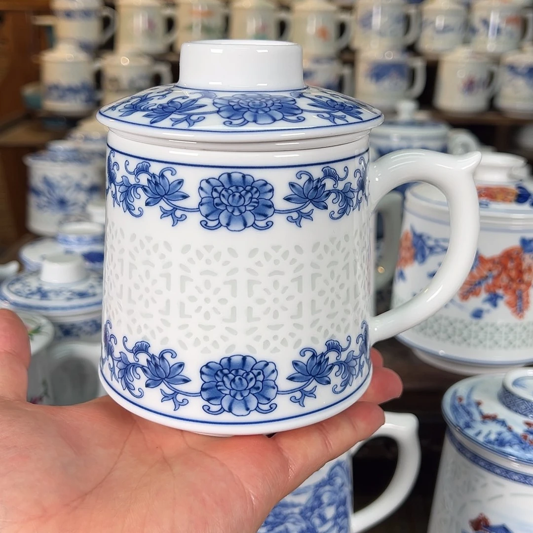 景德镇陶瓷高温办公杯