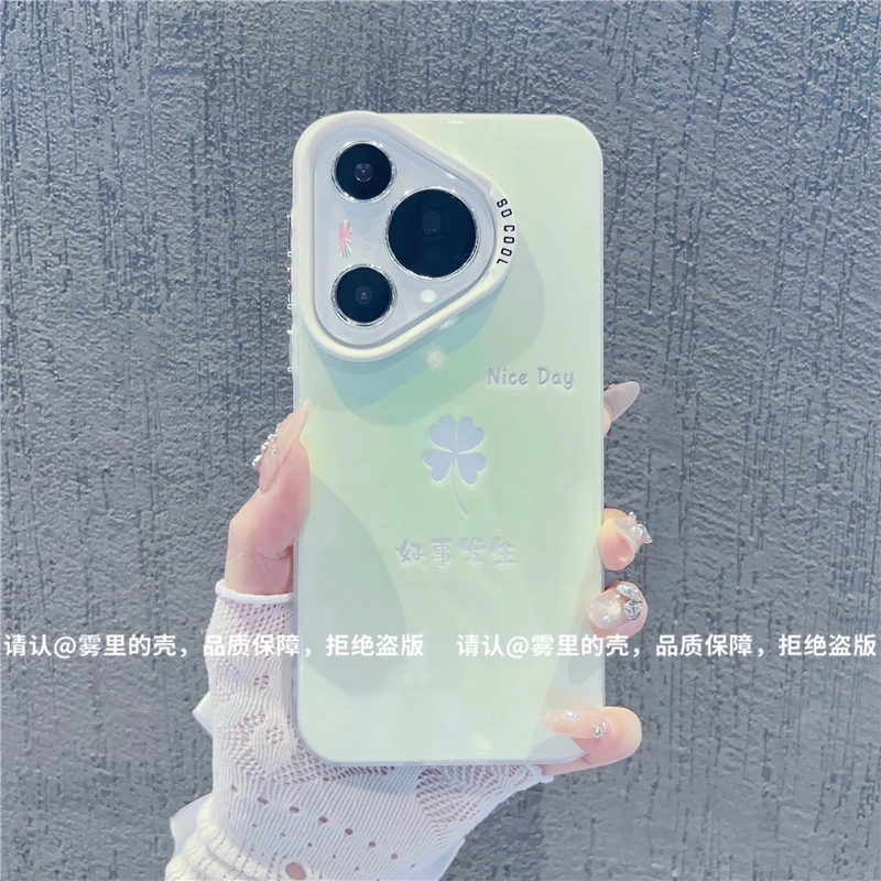 好事发生彩银手机壳适用苹果16promax华为荣耀/OPPO/VIVO小米15