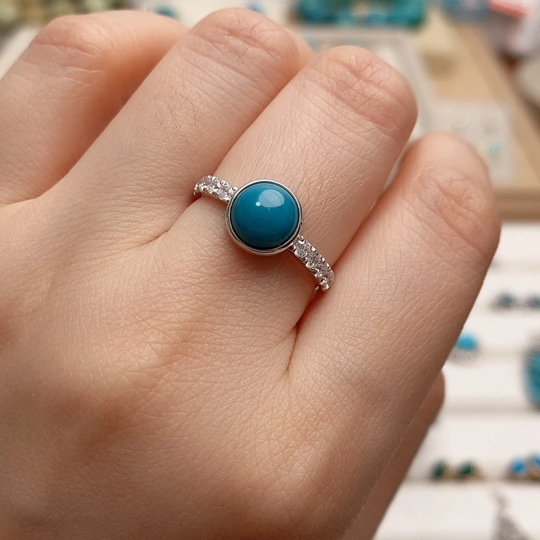 绿松石未镶嵌戒指