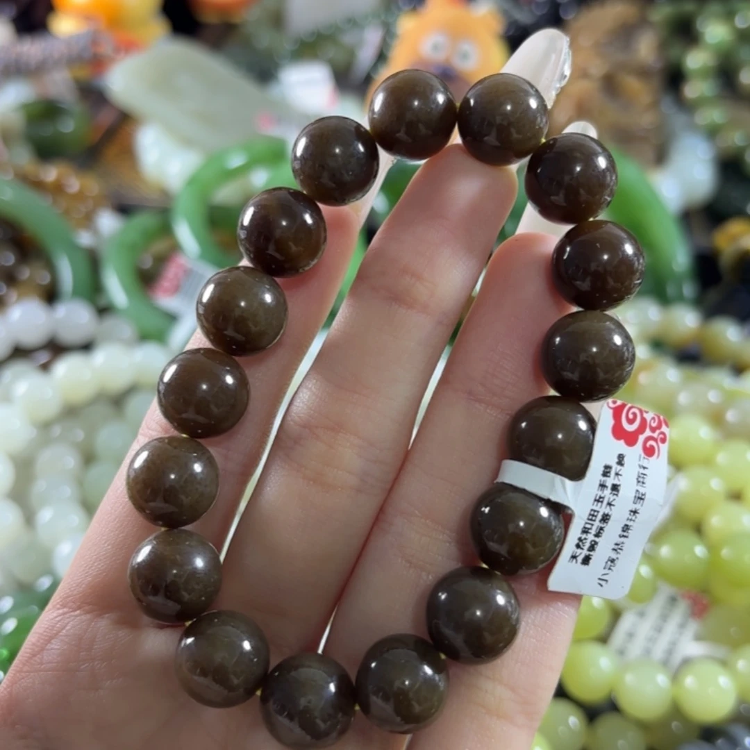 和田玉未镶嵌手链154