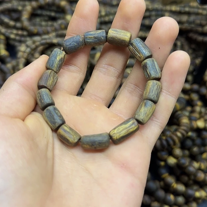 手串沉香沉水树心油随形单圈9克加