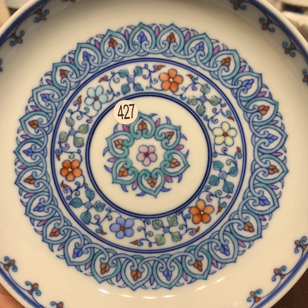 S***427斗彩宝相壶乘一块cl109