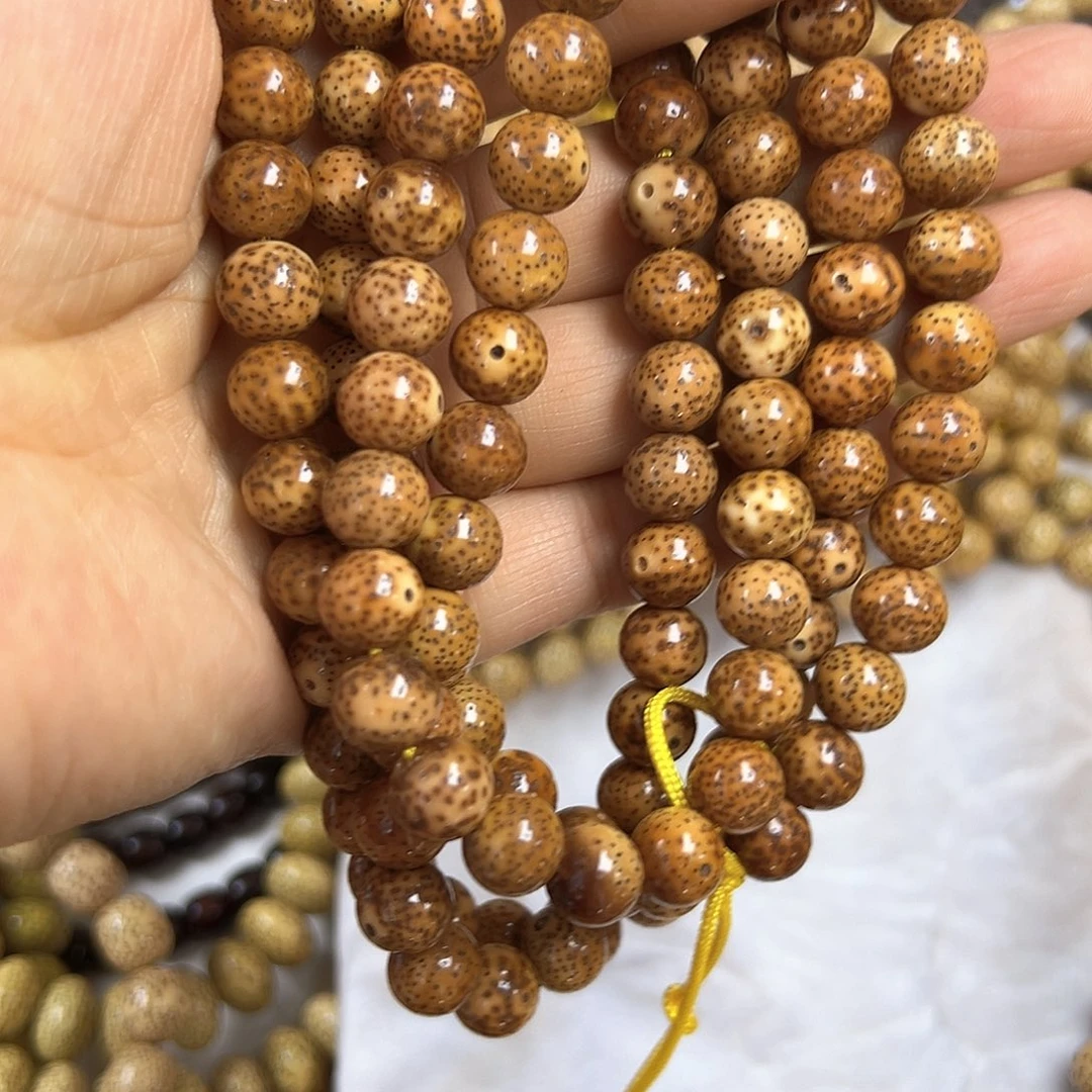 黑***)星月菩提手串星月菩提原生态