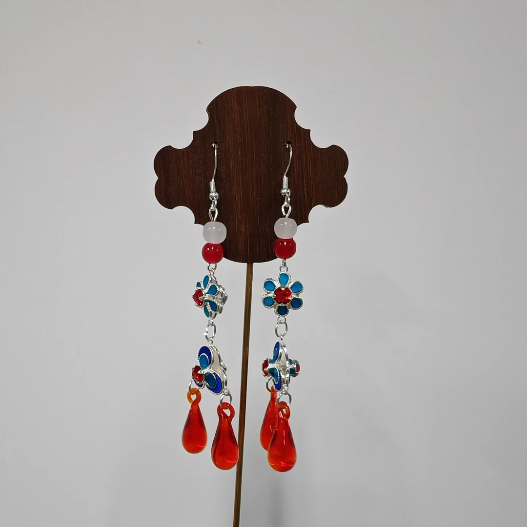 【迎风】仿点翠点绸南派戏曲越剧花旦小旦大气古风配饰