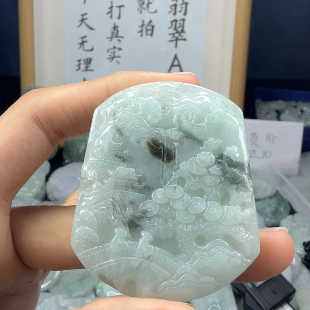 翡翠未镶嵌颈饰翡翠