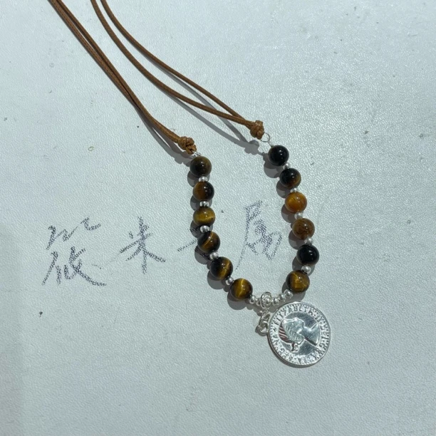 吊坠925银 女王牌项链D1627 MD