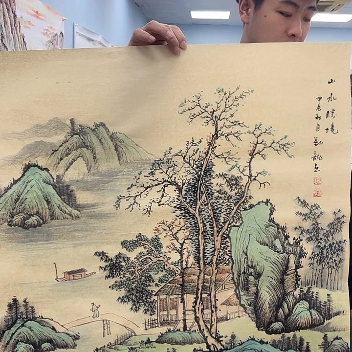 国画宣纸国画纯手绘作品