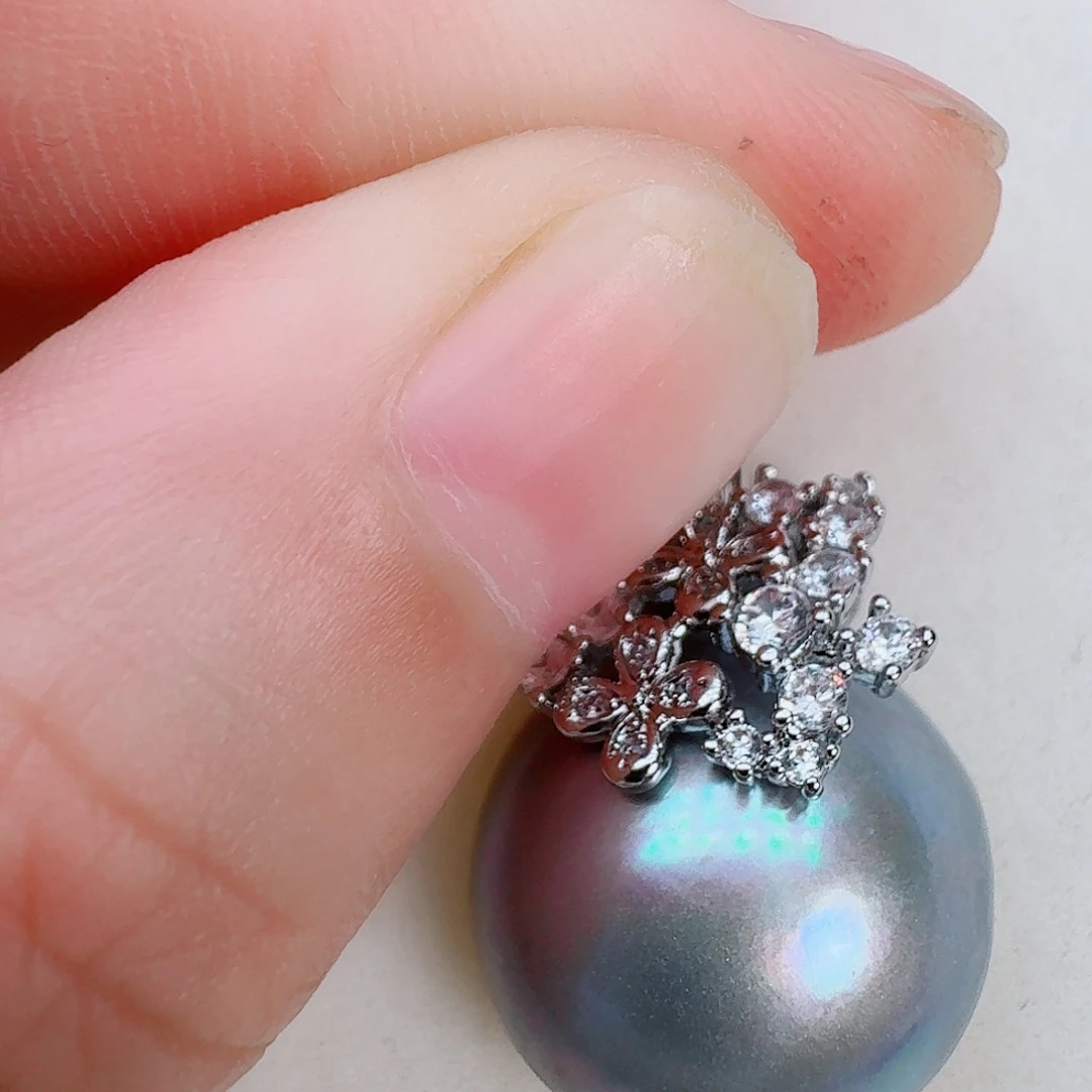 拼合珍珠（马贝珠）未镶嵌颈饰