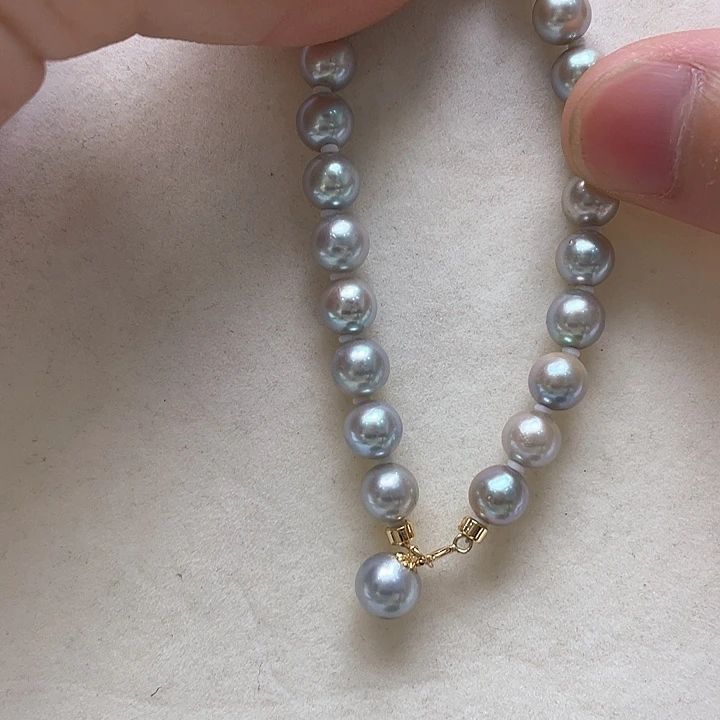 18K金镶嵌手绳海水珍珠