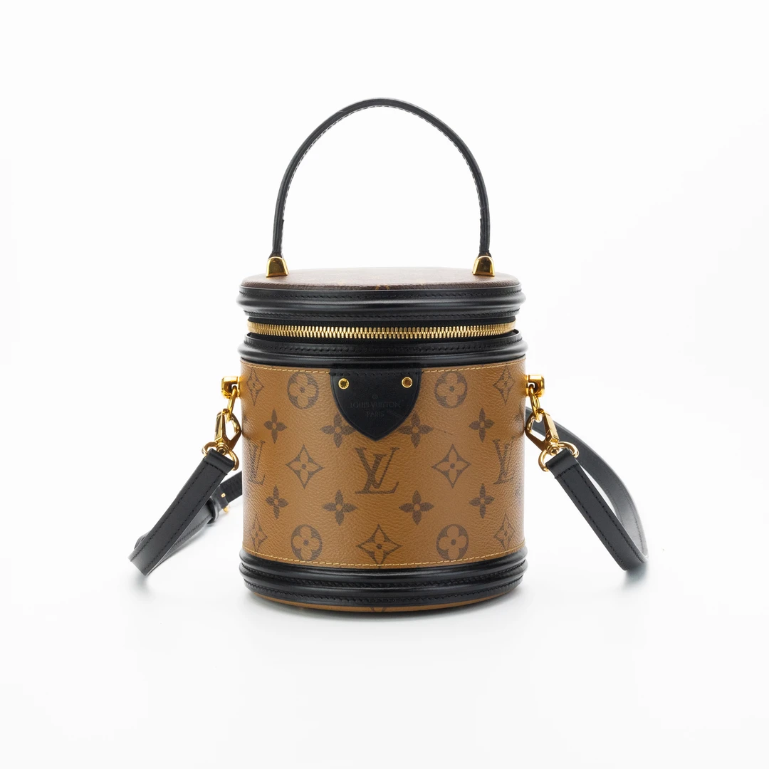 95新 LouisVuitton/路易威登 LV路易威登老花发财桶 102212