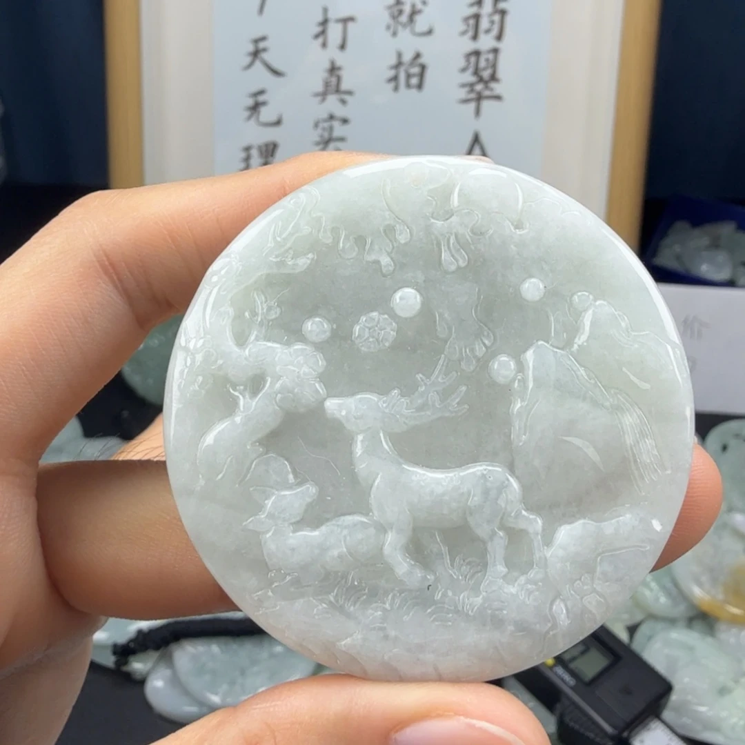 翡翠未镶嵌颈饰翡翠