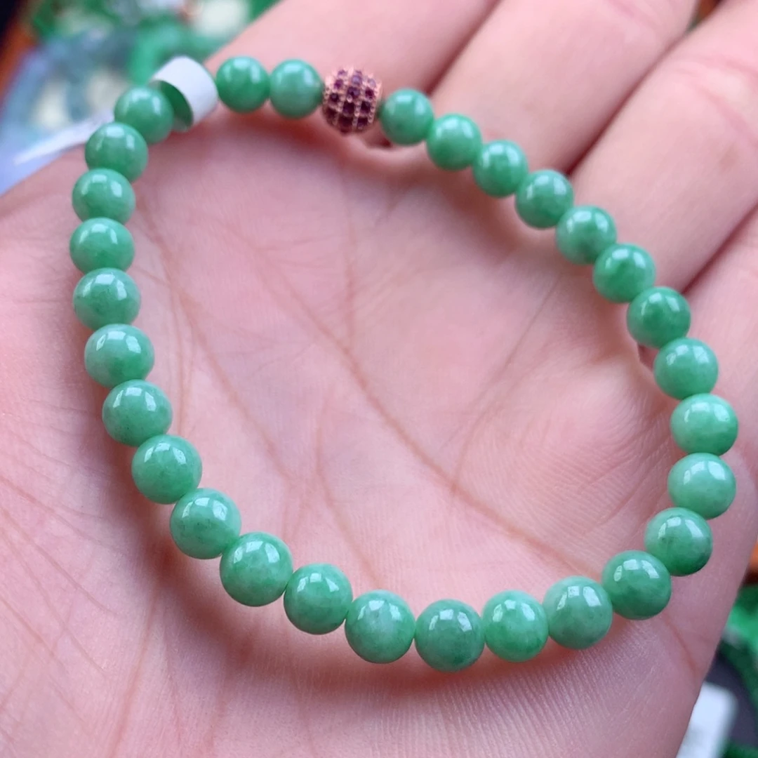 未镶嵌手链翡翠手串