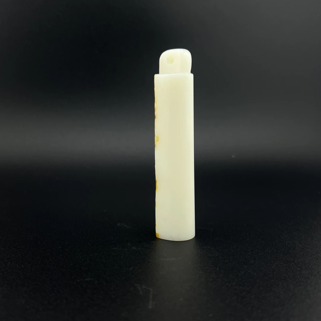 "民国和田玉翎管/ DL034758/ 古玩/收藏/德州文物"