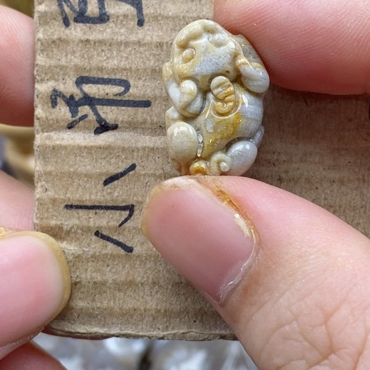 颈饰未镶嵌硅化珊瑚（珊瑚玉）锦***?