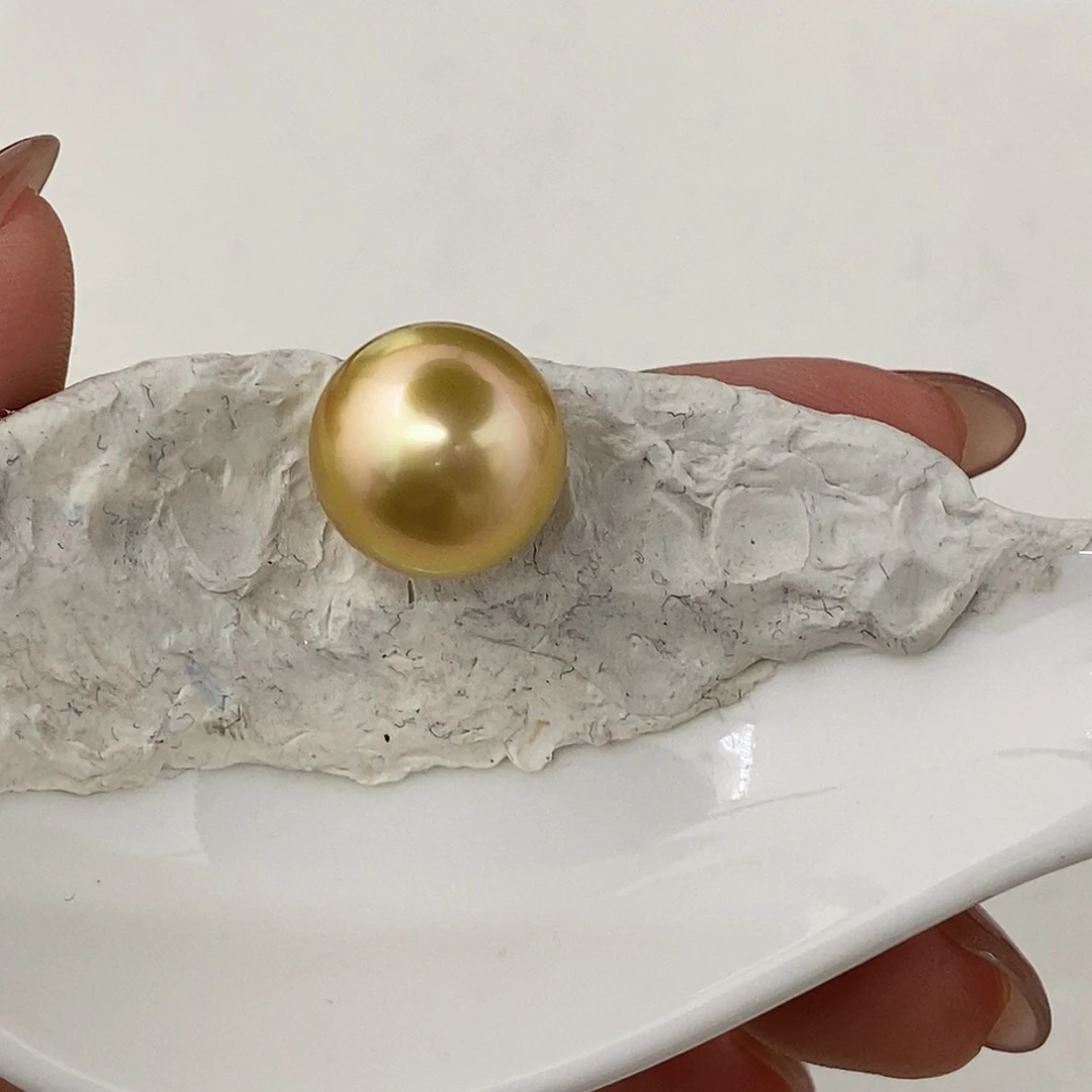未镶嵌海水珍珠浓金单颗14➕不退换