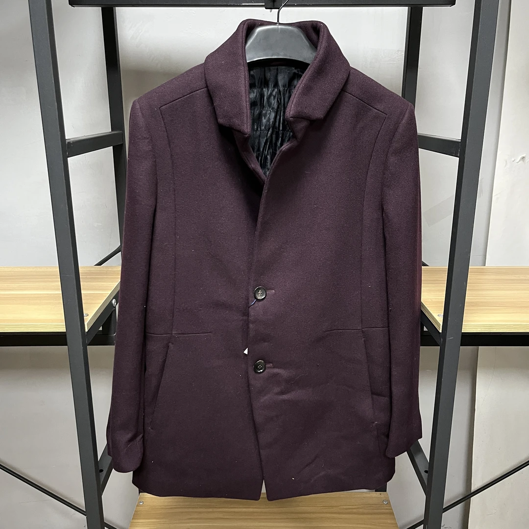 61520050-114高端男装毛呢外套