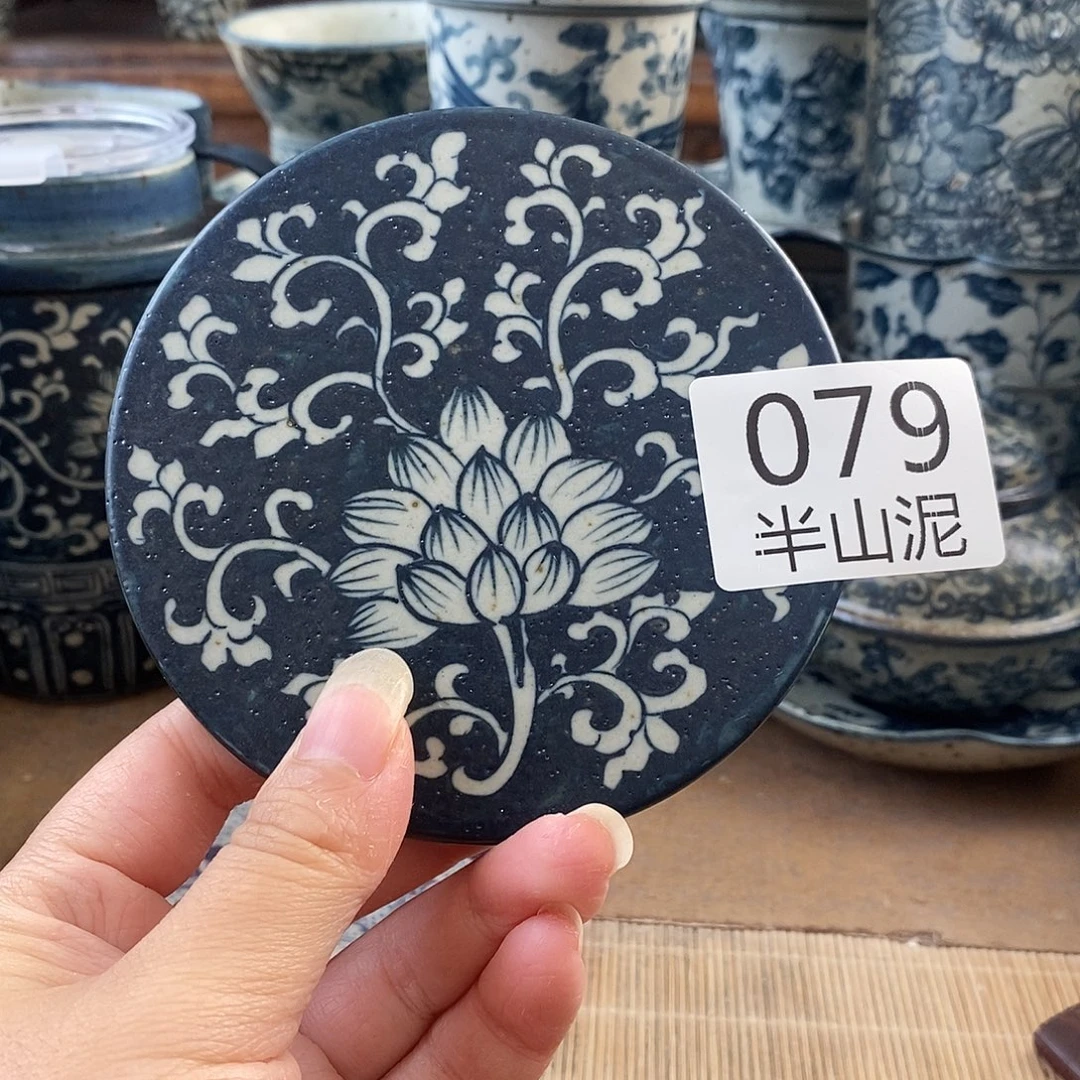 手工手绘青花高温陶瓷