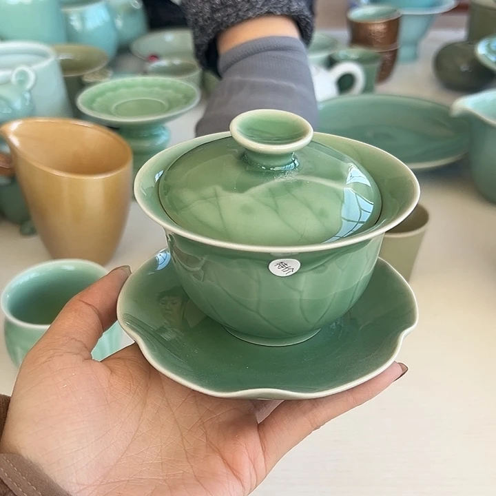 小米茶器龙泉青瓷