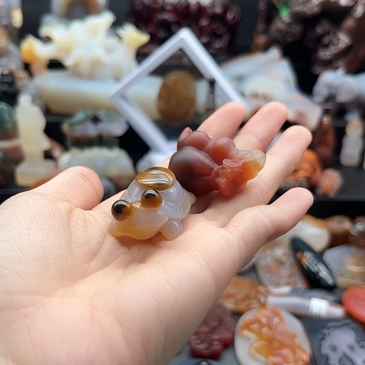 玛瑙/玉髓未镶嵌车挂