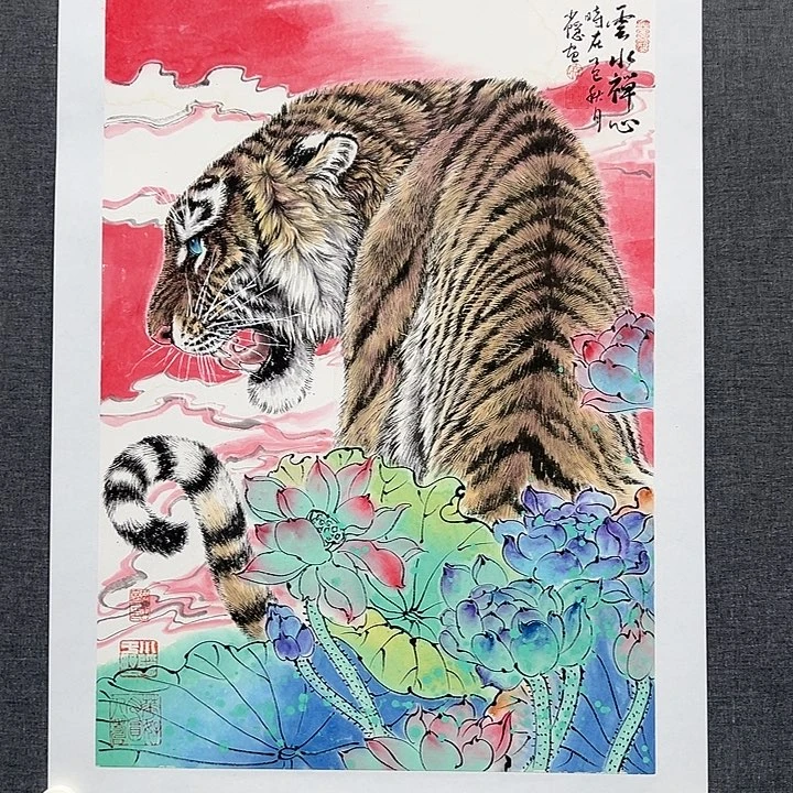 国画书画作品多次
