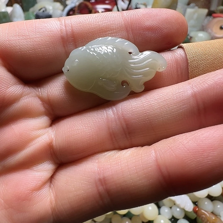 和田玉（青白玉）未镶嵌颈饰