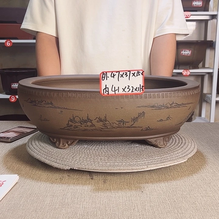紫砂花盆的设计与制作