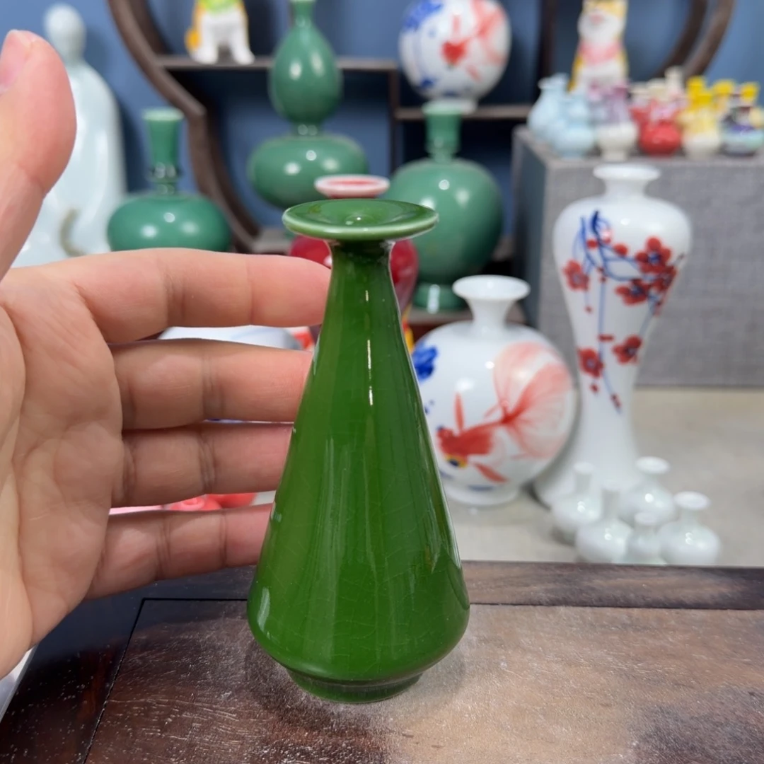 陶瓷手工小花器摆件