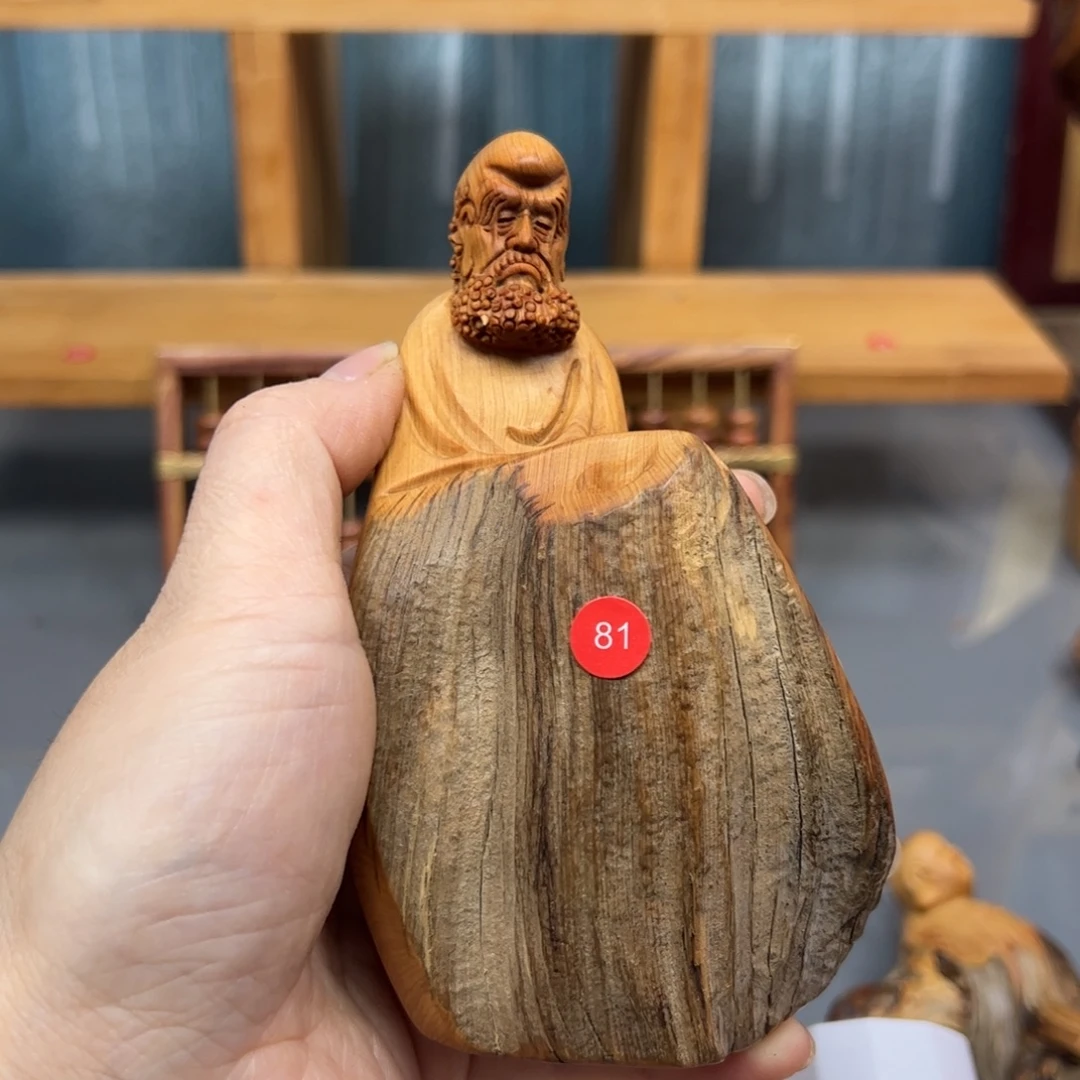 影***木崖柏木摆件手把件