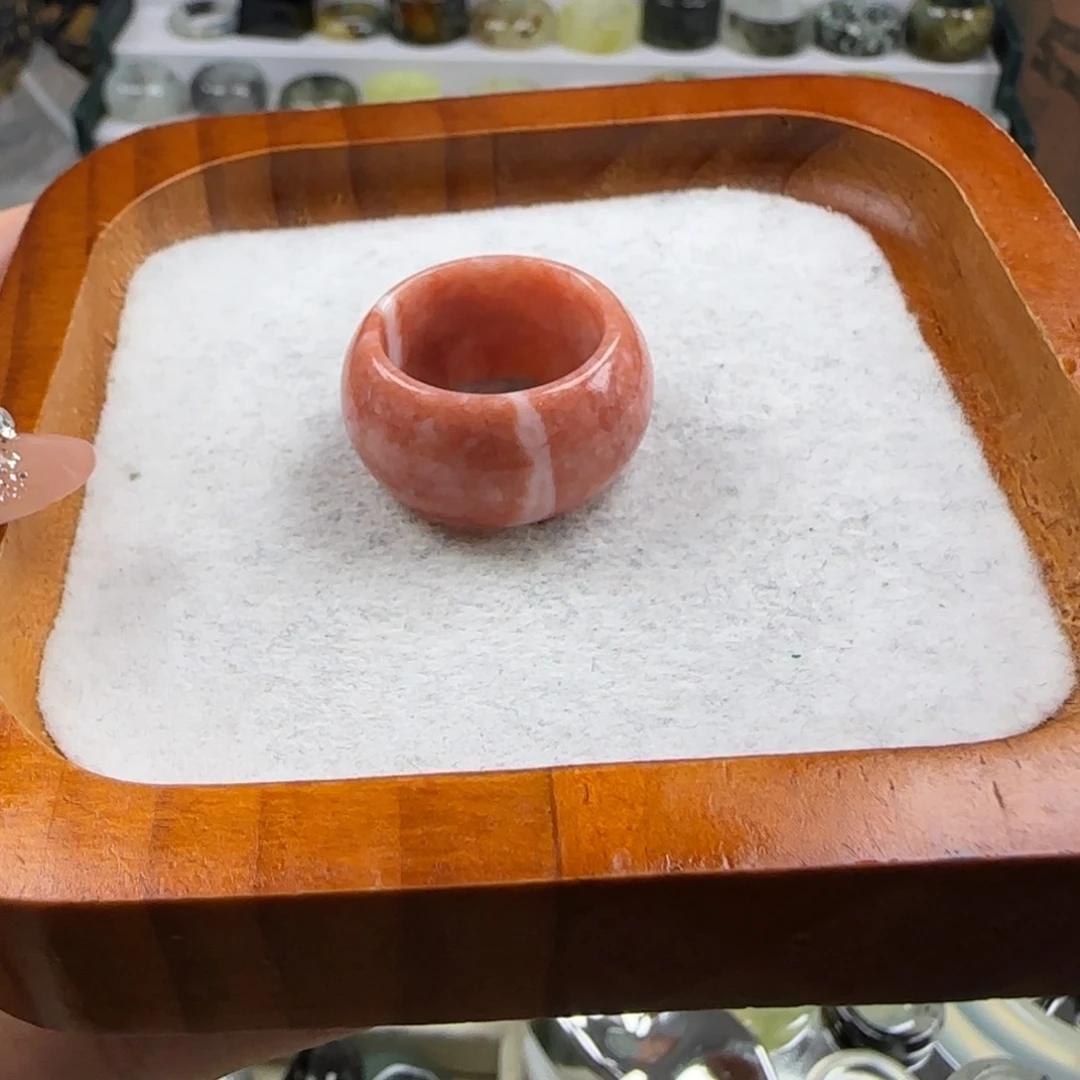 蛇纹石玉合金内径18.3爱****圈