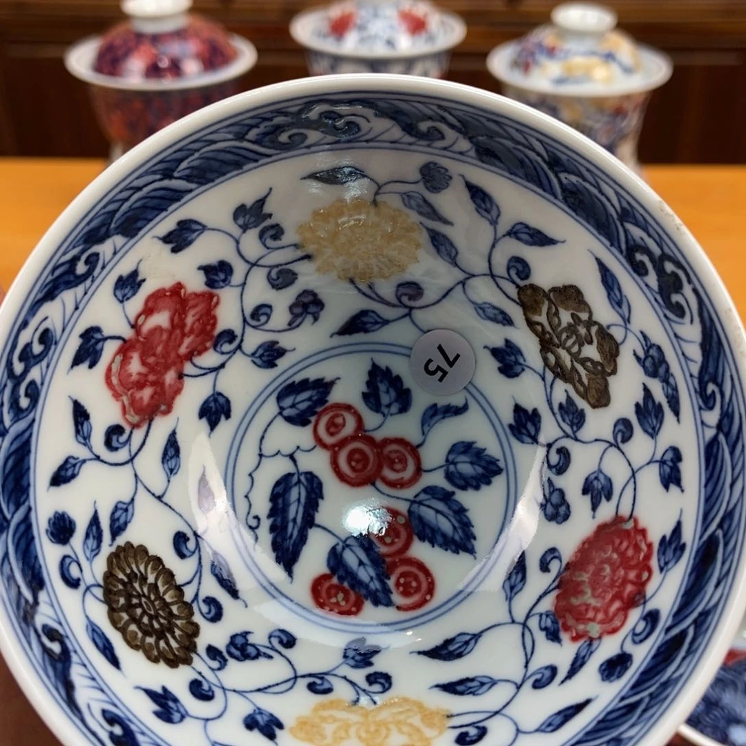 手绘现代茶具非古董
