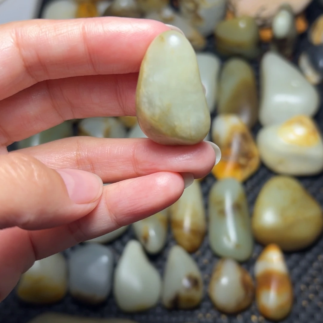 和田玉未镶嵌挂件20