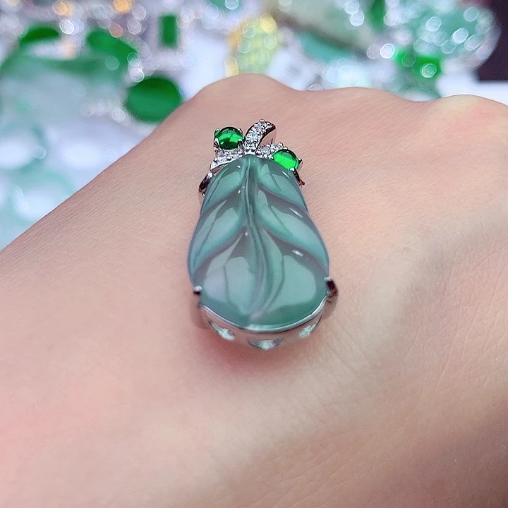 翡翠未镶嵌戒指天然翡翠